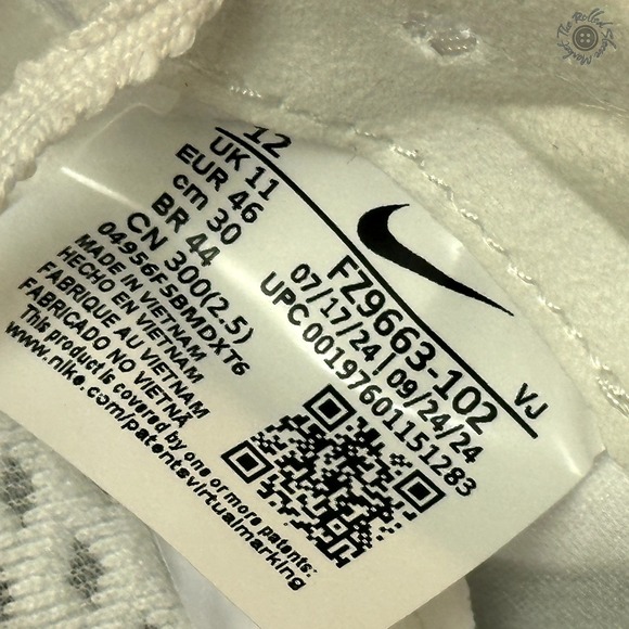 NIB No Box‎ Lid Nike Zoom Rival Sprint Track Spikes White Men\'s 12 FZ9663-102